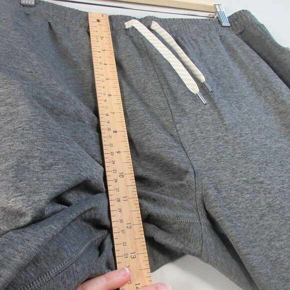 Vuori Mens Joggers Pants Sunday Performance Grey Athleisure XL Gym Lounge 454 - Picture 3 of 11